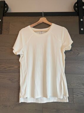 RBX Cream Short Sleeve athletic Top